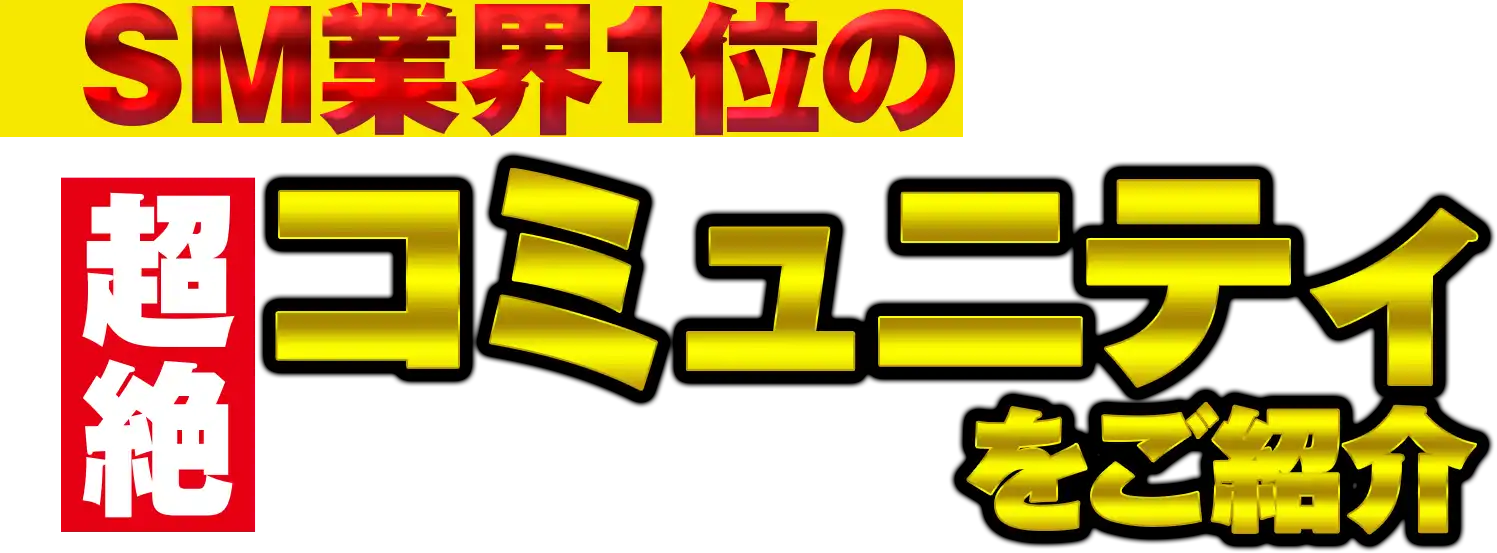 SM業界1位の超絶コミュニティをご紹介